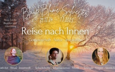 Blaue Blume Silvester. Reise nach Innen